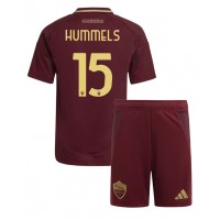 AS Roma Mats Hummels #15 Heimtrikotsatz Kinder 2024-25 Kurzarm (+ Kurze Hosen)